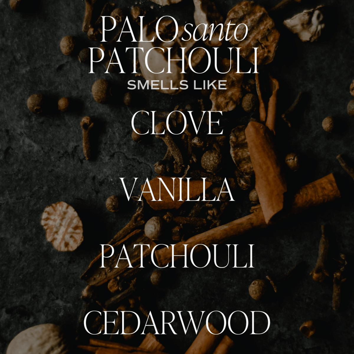 Sweet Water Decor Palo Santo Patchouli Soy Candle - Clear Jar - 9 oz - lily & onyx