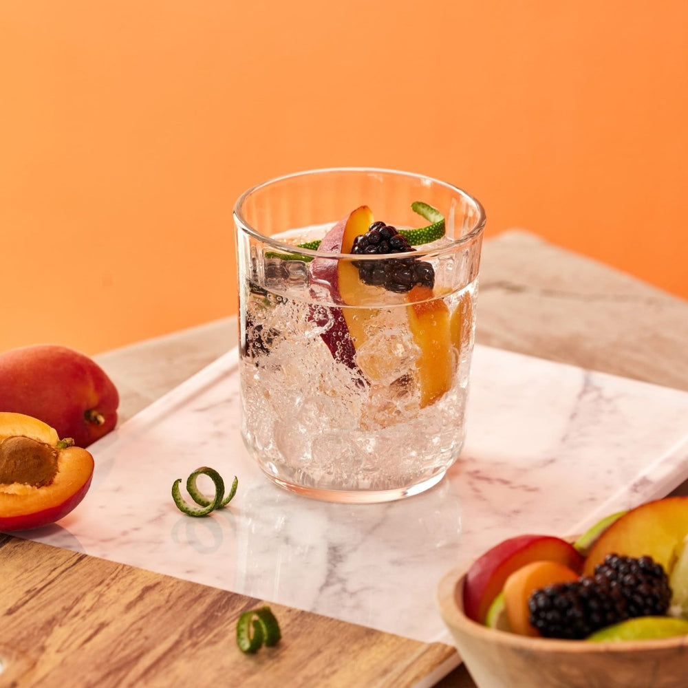 
                      
                        Libbey Paneled Double Old Fashioned Rocks Glasses, 11.2 oz - Set of 6 - lily & onyx
                      
                    