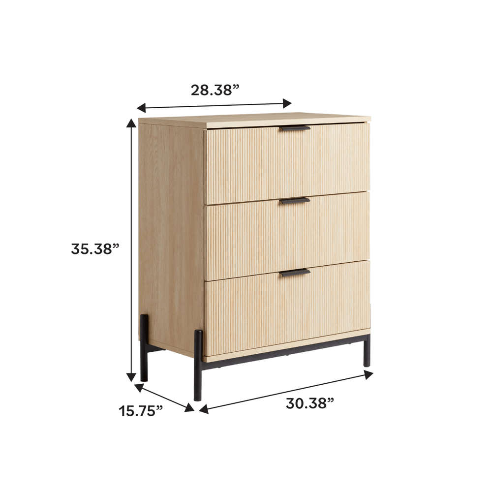 
                      
                        Walker Edison Paris Modern Scandinavian Reeded Chest - lily & onyx
                      
                    