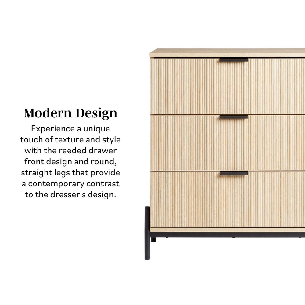 
                      
                        Walker Edison Paris Modern Scandinavian Reeded Chest - lily & onyx
                      
                    