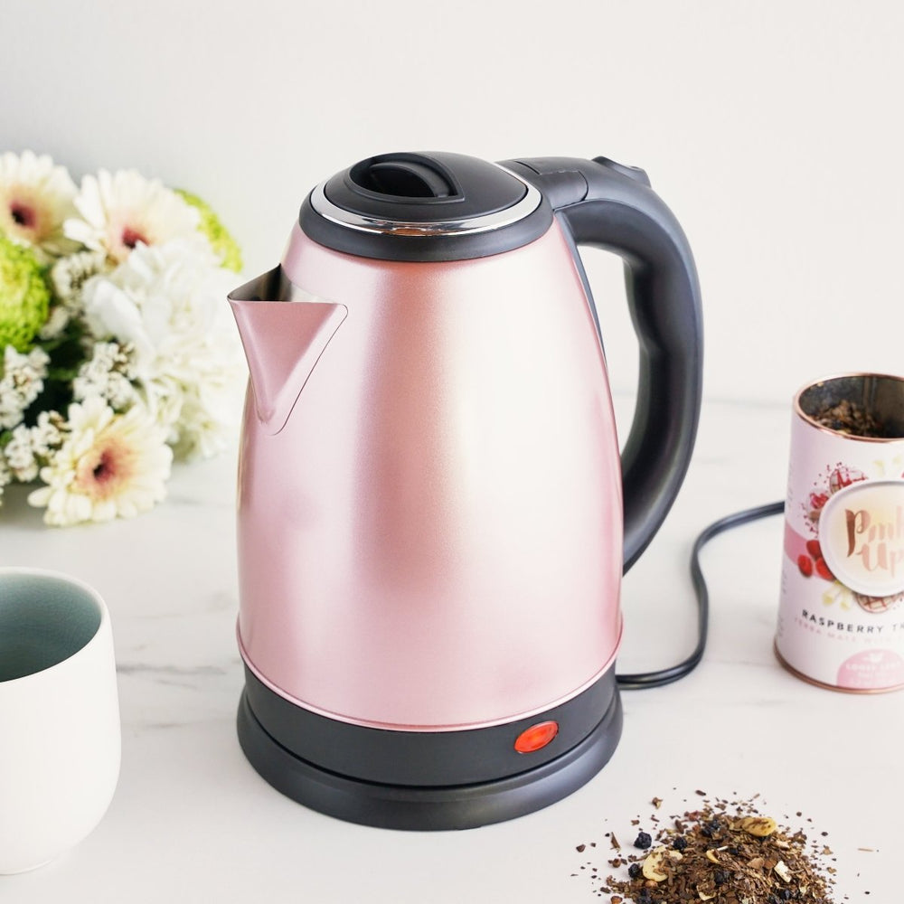 Pinky Up Tea Parker Electric Tea Kettle, Rose Gold - lily & onyx