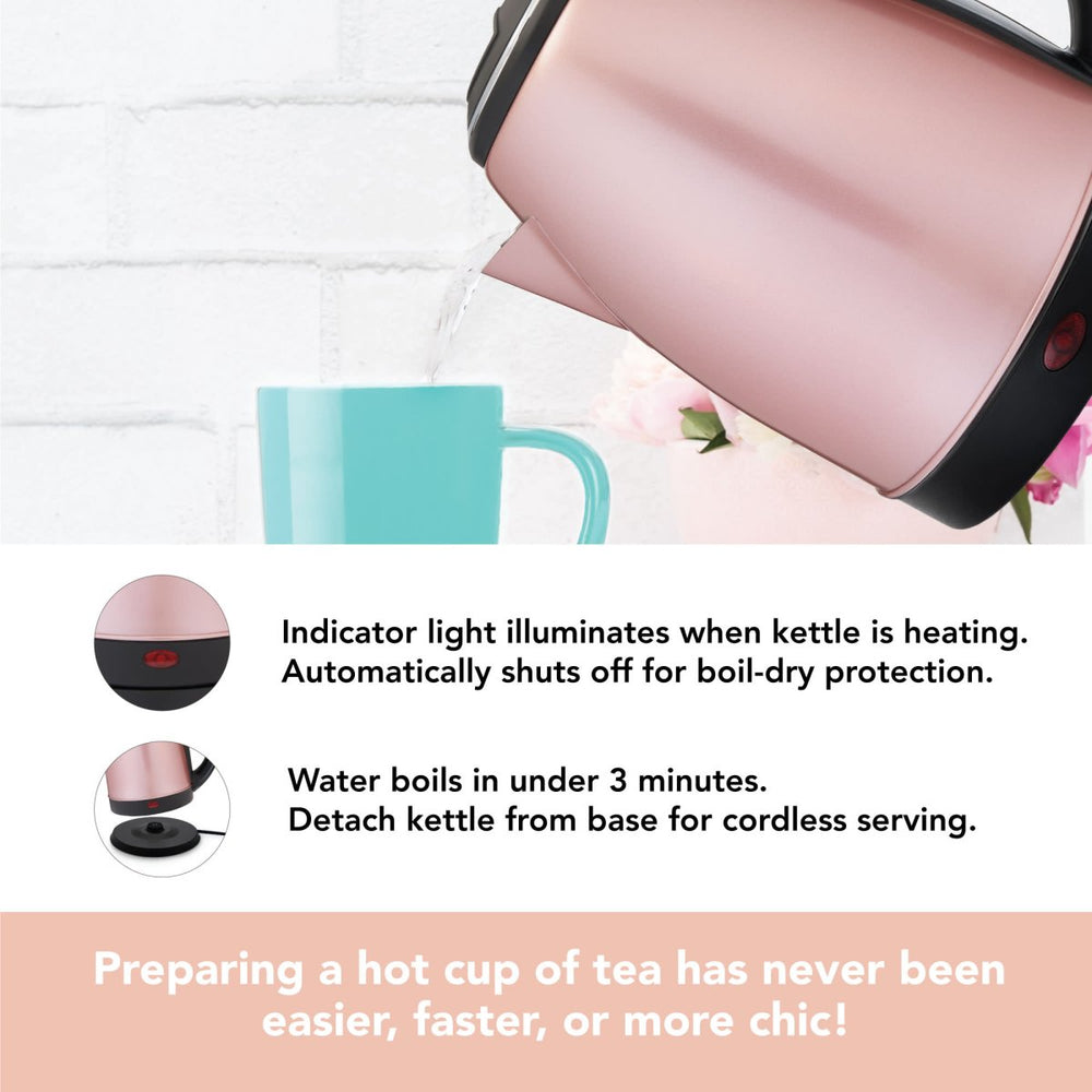 
                      
                        Pinky Up Tea Parker Electric Tea Kettle, Rose Gold - lily & onyx
                      
                    