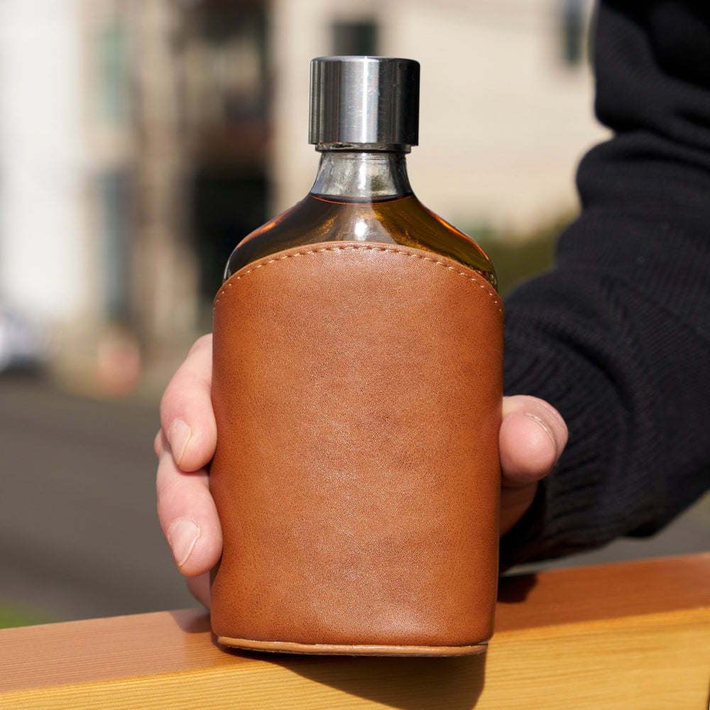 
                      
                        Viski Parker Leather - Wrapped Glass Flask - lily & onyx
                      
                    