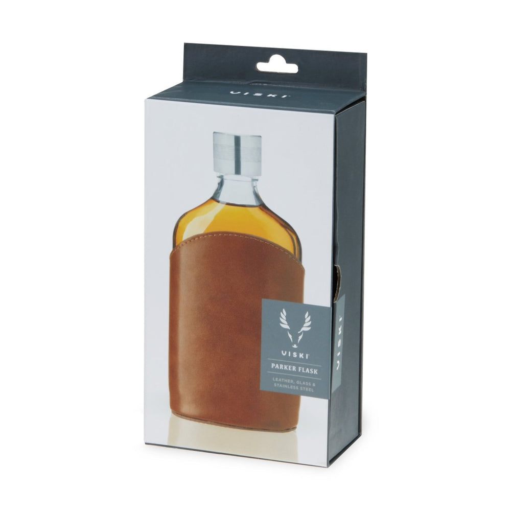 
                      
                        Viski Parker Leather - Wrapped Glass Flask - lily & onyx
                      
                    