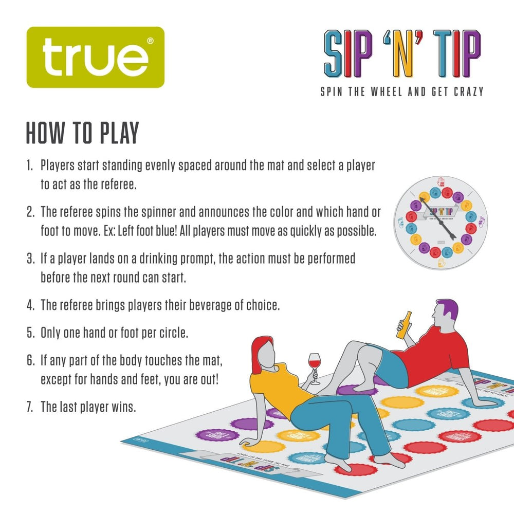 
                      
                        True Party Sip 'N' Tip Drinking Game - lily & onyx
                      
                    