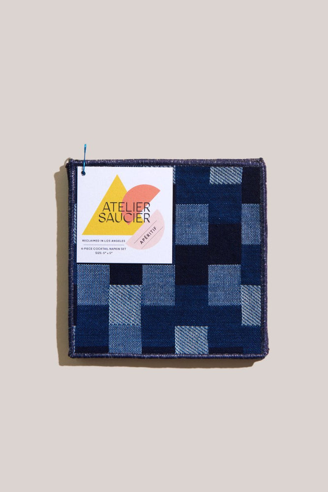 
                      
                        ATELIER SAUCIER Patchwork Cocktail Napkins | Set of 4 - lily & onyx
                      
                    