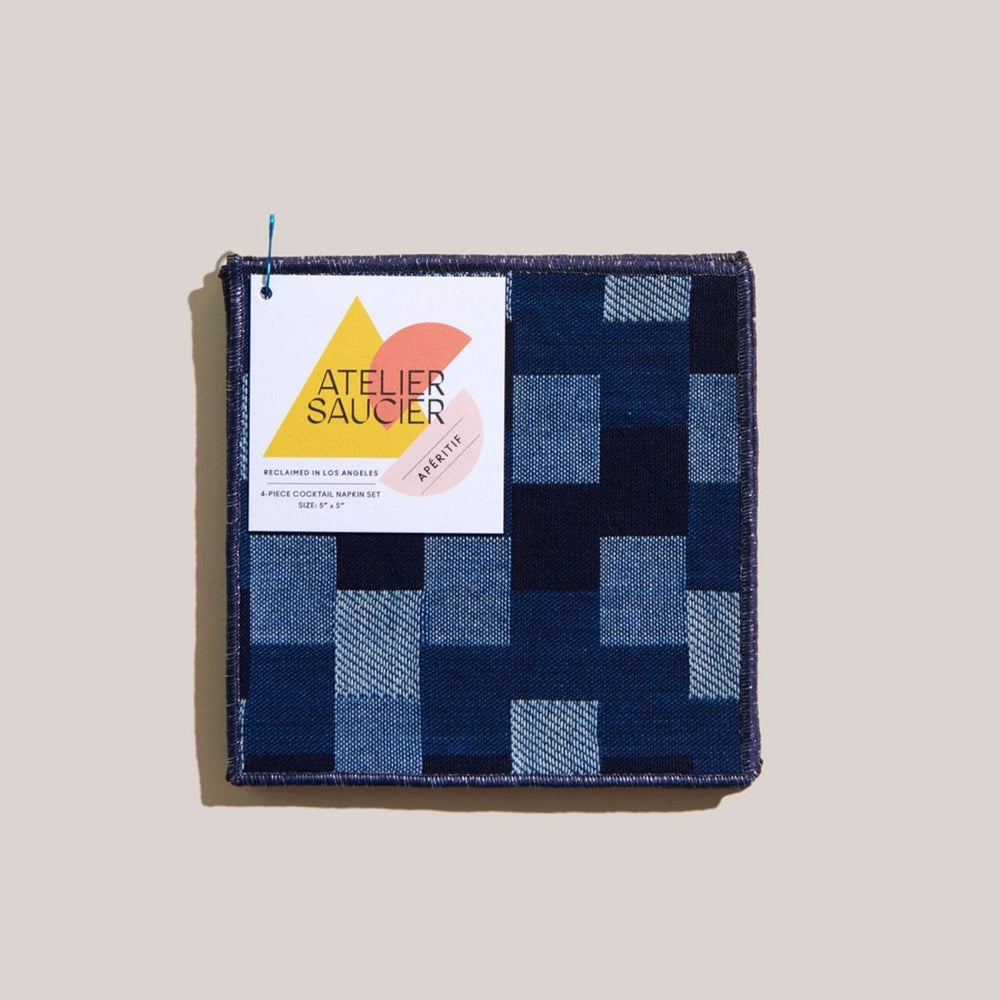 
                      
                        ATELIER SAUCIER Patchwork Cloth Cocktail Napkins | Set of 4
                      
                    
