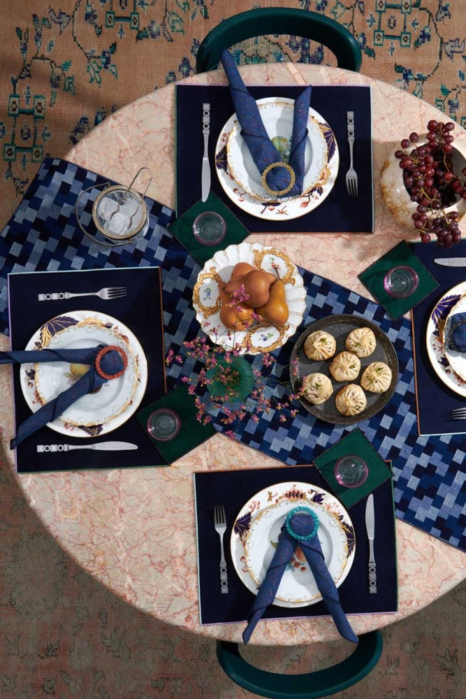 
                      
                        ATELIER SAUCIER Patchwork Table Runner - lily & onyx
                      
                    