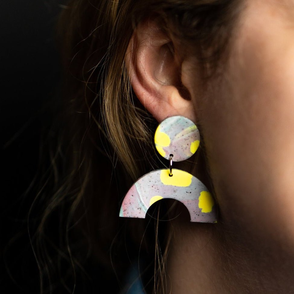 Pretti.Cool PC x Elise Ballegeer Nina Earrings - lily & onyx