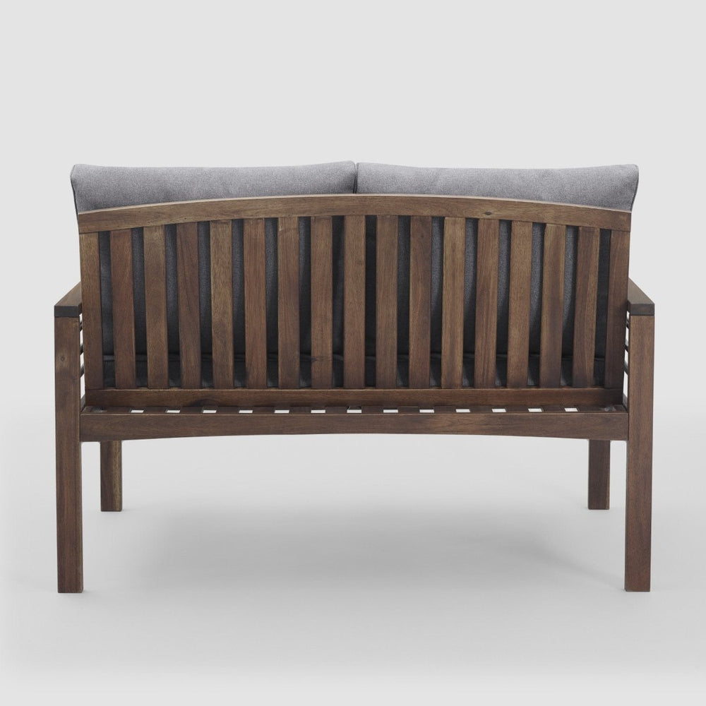 
                      
                        Walker Edison Pearson Modern Outdoor Loveseat - lily & onyx
                      
                    