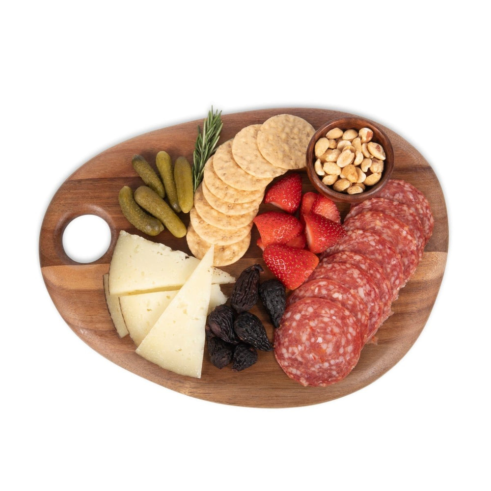 
                      
                        Picnic Time Family of Brands Pebble Shaped Acacia Serving Board, 12" x 9" - lily & onyx
                      
                    