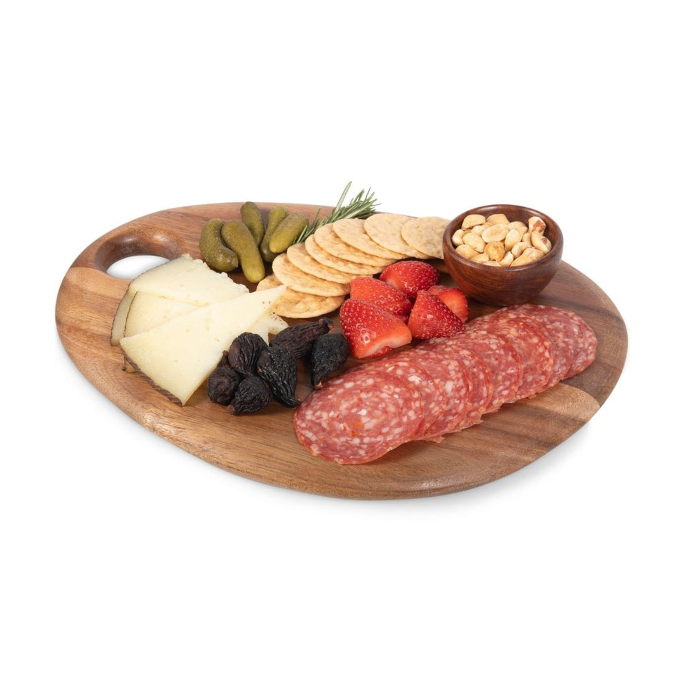 
                      
                        Picnic Time Family of Brands Pebble Shaped Acacia Serving Board, 12" x 9" - lily & onyx
                      
                    