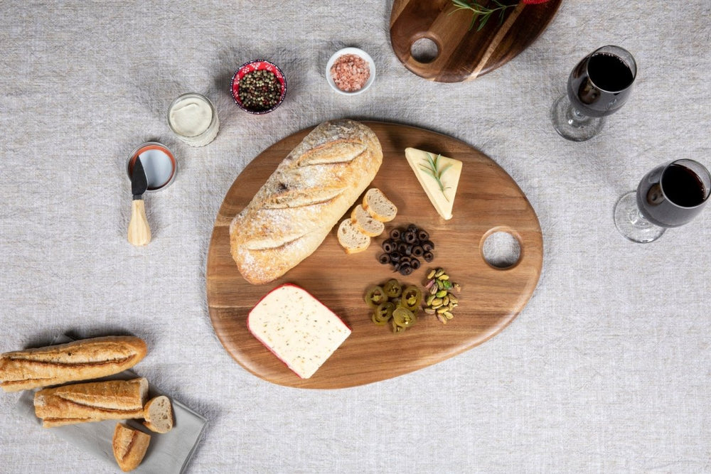 
                      
                        Picnic Time Family of Brands Pebble Shaped Acacia Serving Board, 18" x 15" - lily & onyx
                      
                    