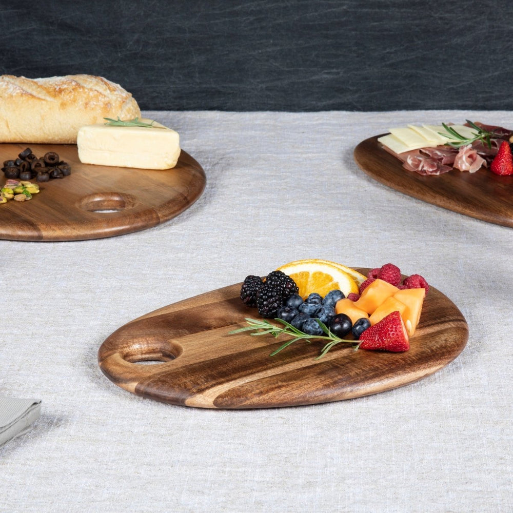 
                      
                        Picnic Time Family of Brands Pebble Shaped Acacia Serving Boards, Set of 3 - lily & onyx
                      
                    