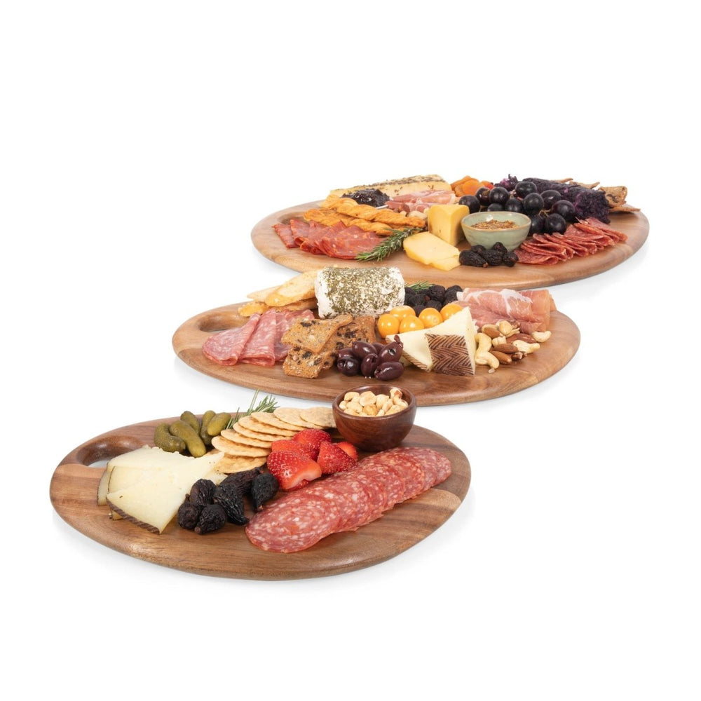 
                      
                        Picnic Time Family of Brands Pebble Shaped Acacia Serving Boards, Set of 3 - lily & onyx
                      
                    