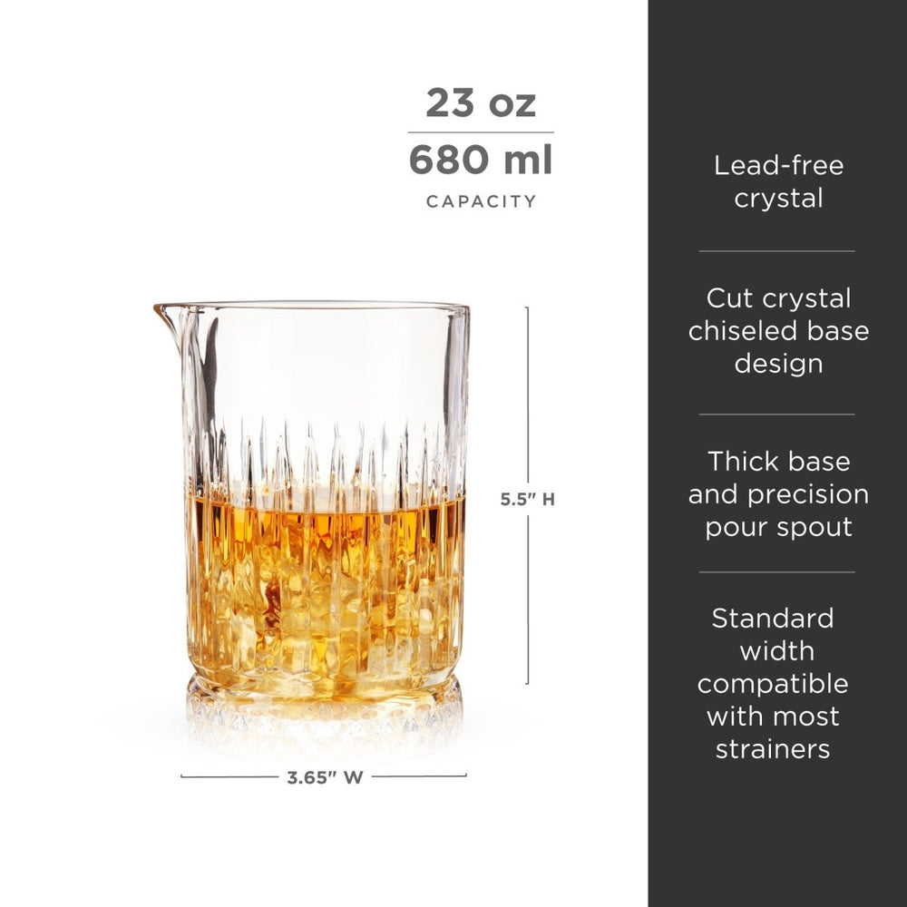 
                      
                        Viski Pedestal Crystal Mixing Glass - lily & onyx
                      
                    