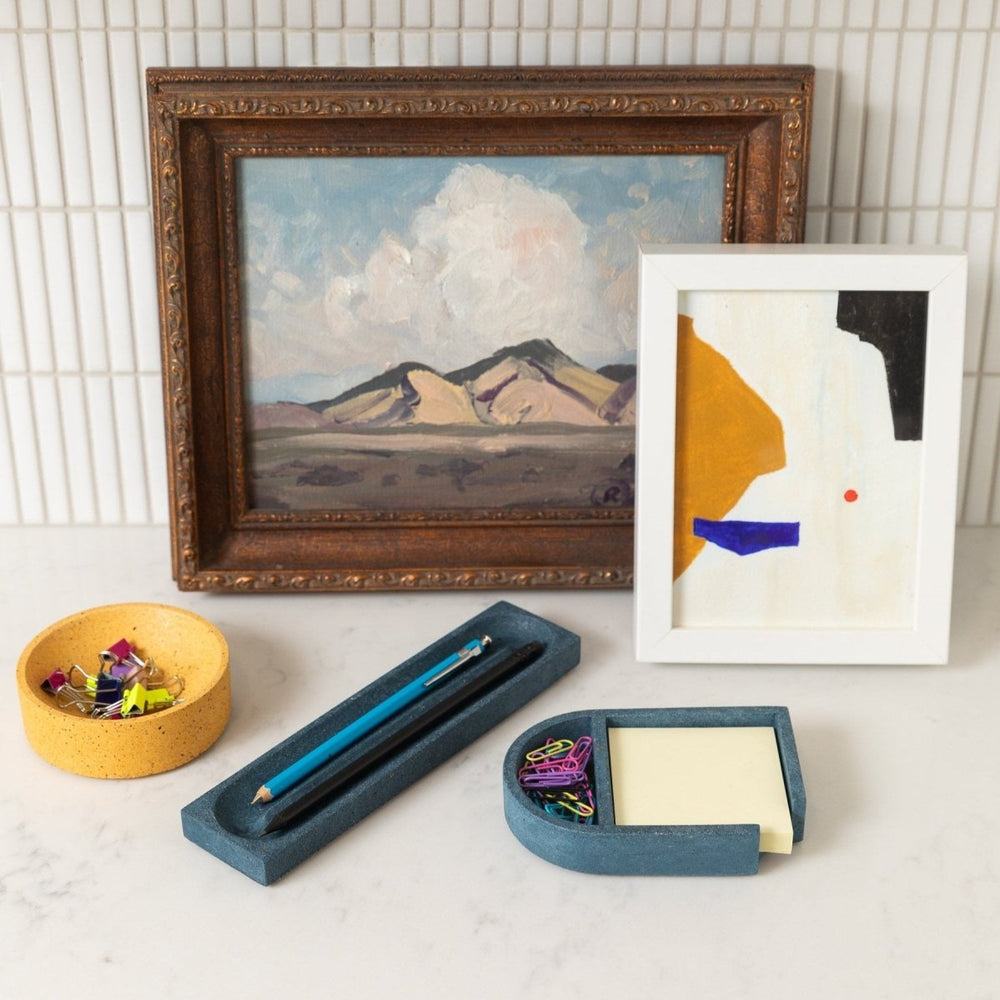 Pretti.Cool Pencil Tray | Cobalt Terrazzo - lily & onyx