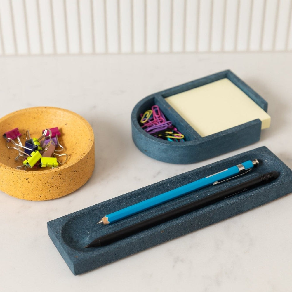 
                      
                        Pretti.Cool Pencil Tray | Cobalt Terrazzo - lily & onyx
                      
                    