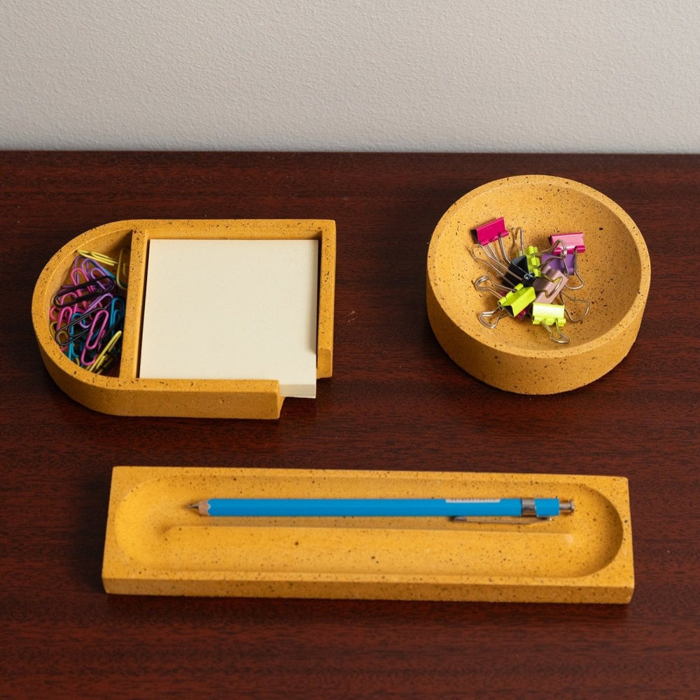 Pretti.Cool Pencil Tray | Marigold Terrazzo - lily & onyx