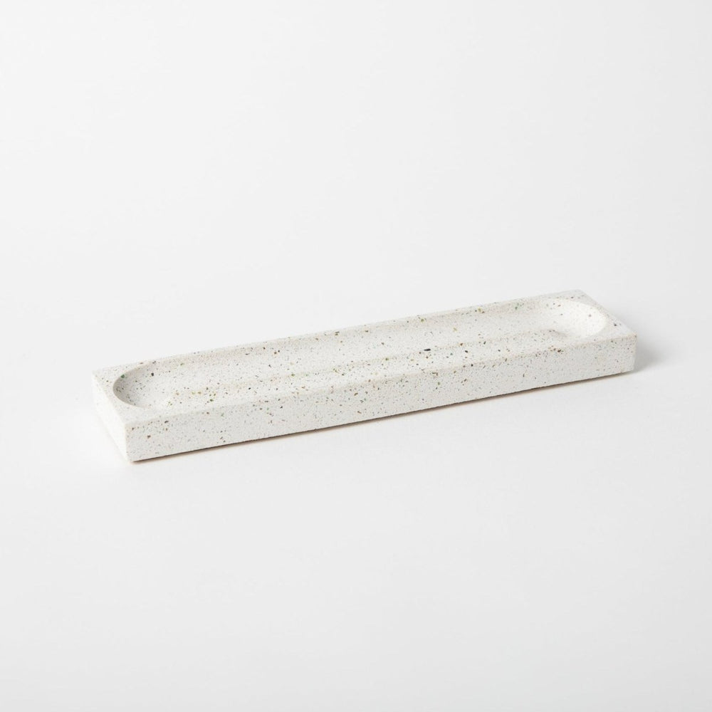 Pretti.Cool Pencil Tray | White Terrazzo - lily & onyx