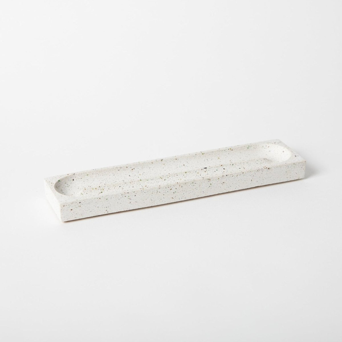 Pretti.Cool Pencil Tray | White Terrazzo - lily & onyx