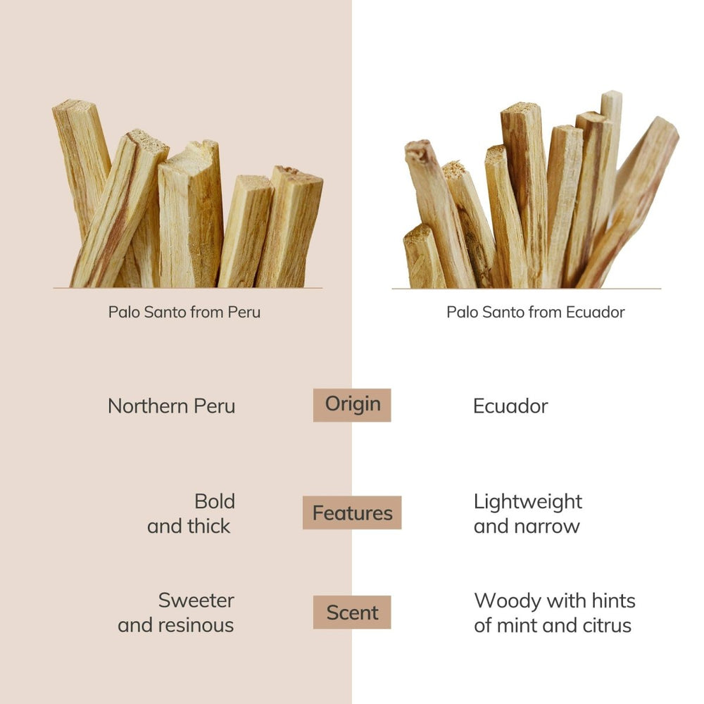 
                      
                        CEDAR AND MYRRH Peruvian Palo Santo Sticks - 6 Pieces - lily & onyx
                      
                    