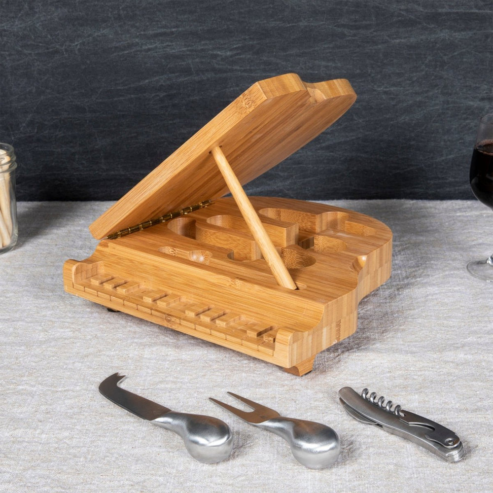 Picnic Time Family of Brands Piano Cheese Cutting Board & Tools Set - lily & onyx