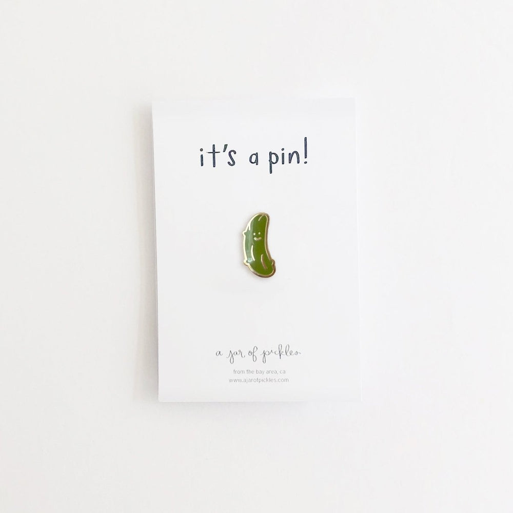 A Jar of Pickles Pickle Pin - lily & onyx