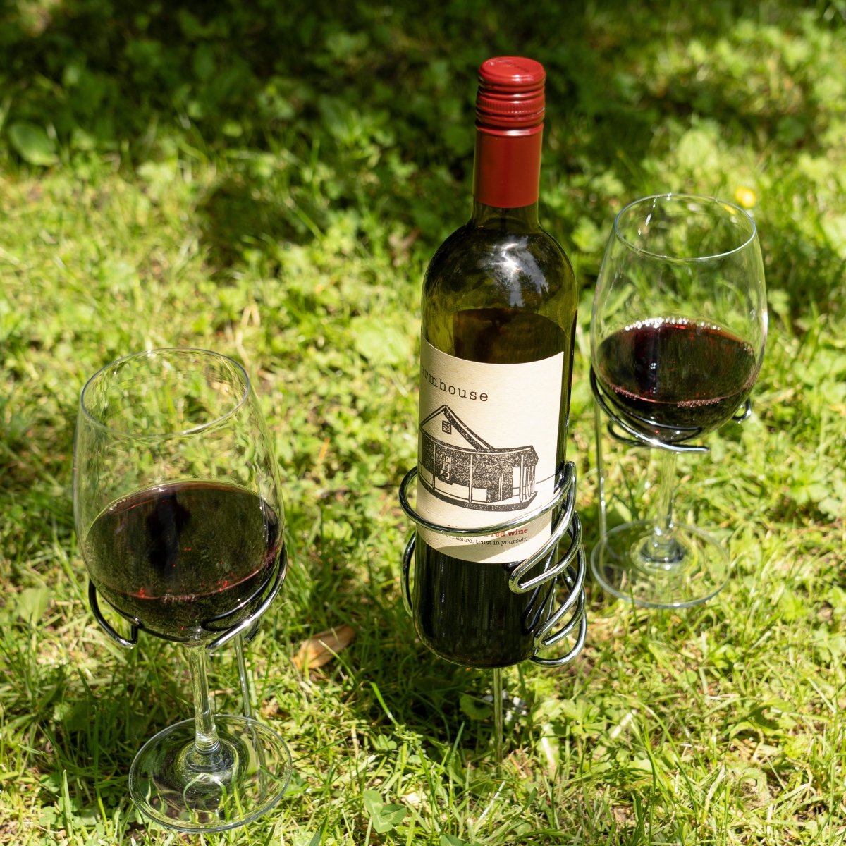 TRUE Picnic Stix Wine Glass & Bottle Holders - lily & onyx