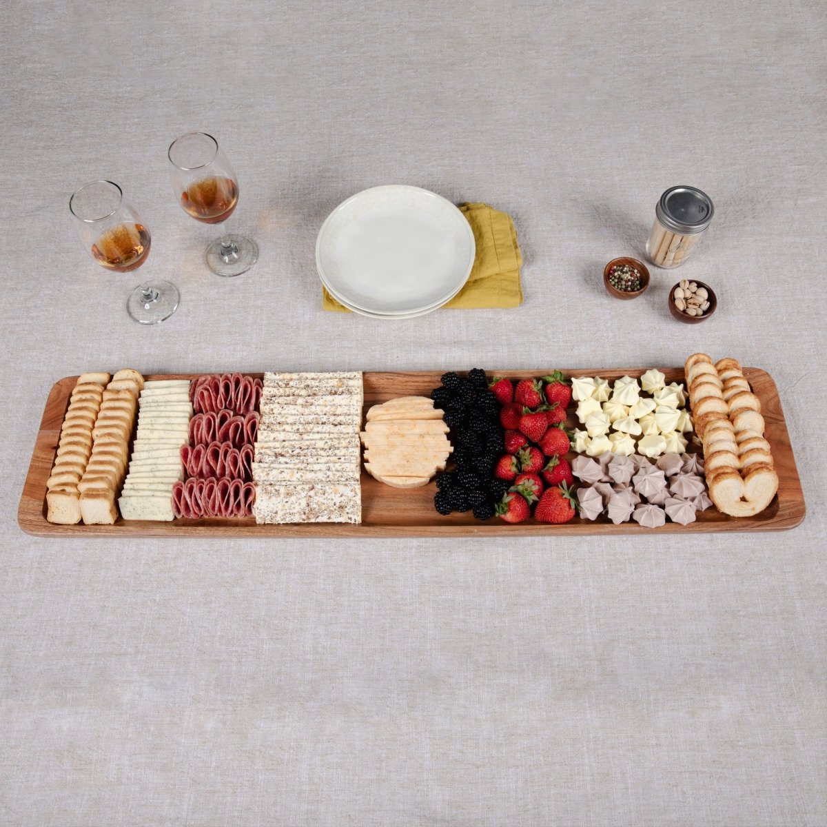Picnic Time Family of Brands Canapé 36" Appetizer Serving Tray