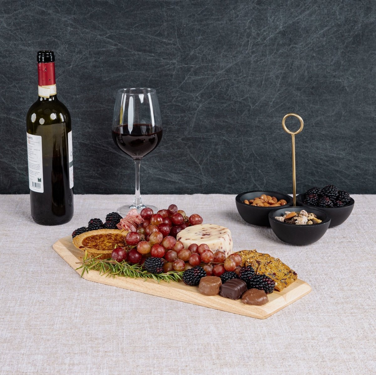 Picnic Time Family of Brands Coffin Shaped Parawood Charcuterie & Serving Board