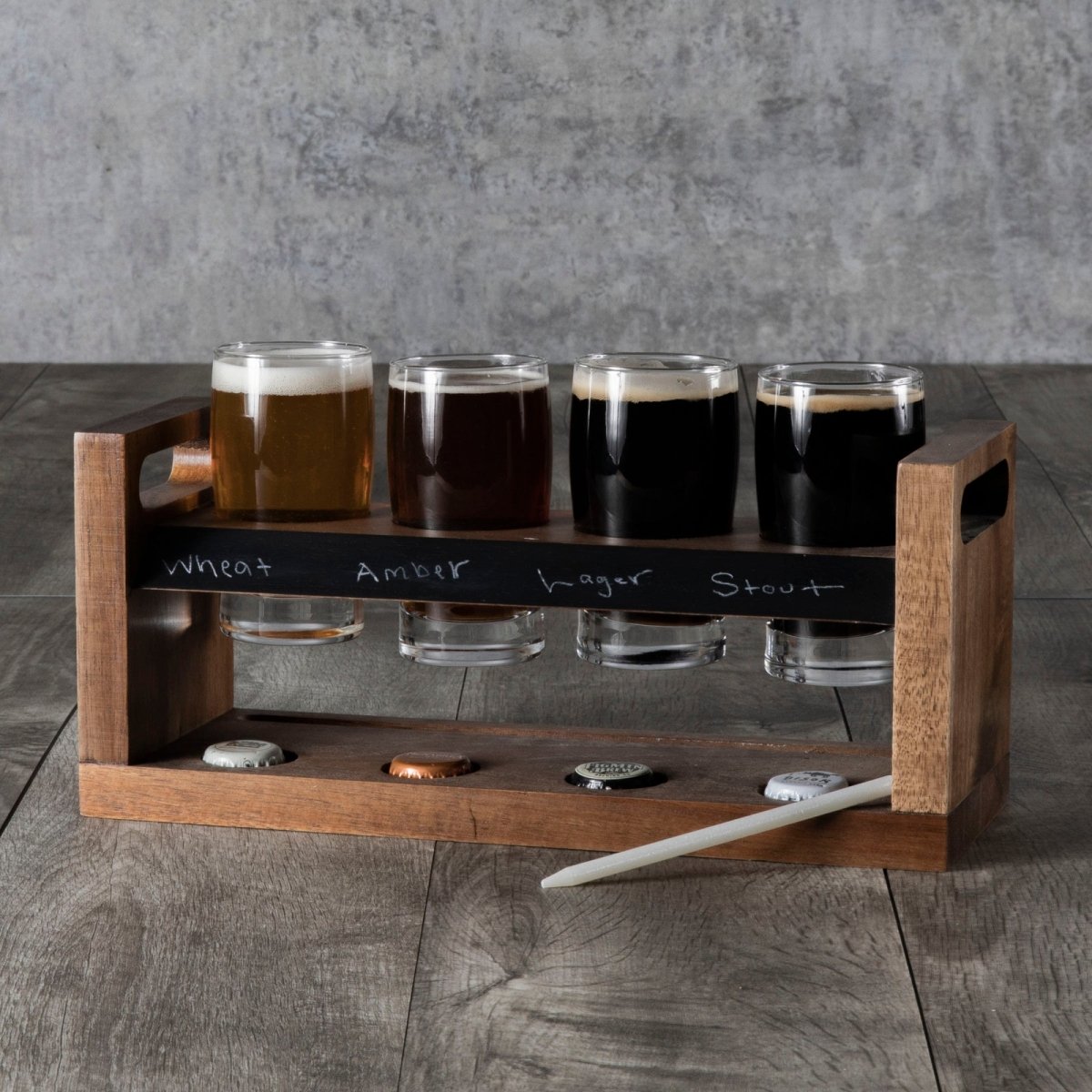 Picnic Time Family of Brands Craft Beer Flight Beverage Sampler
