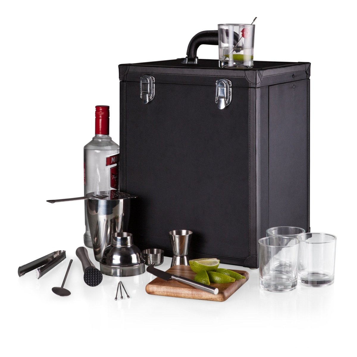 Hamilton Portable 17-Piece Cocktail Bar Set | lily & onyx