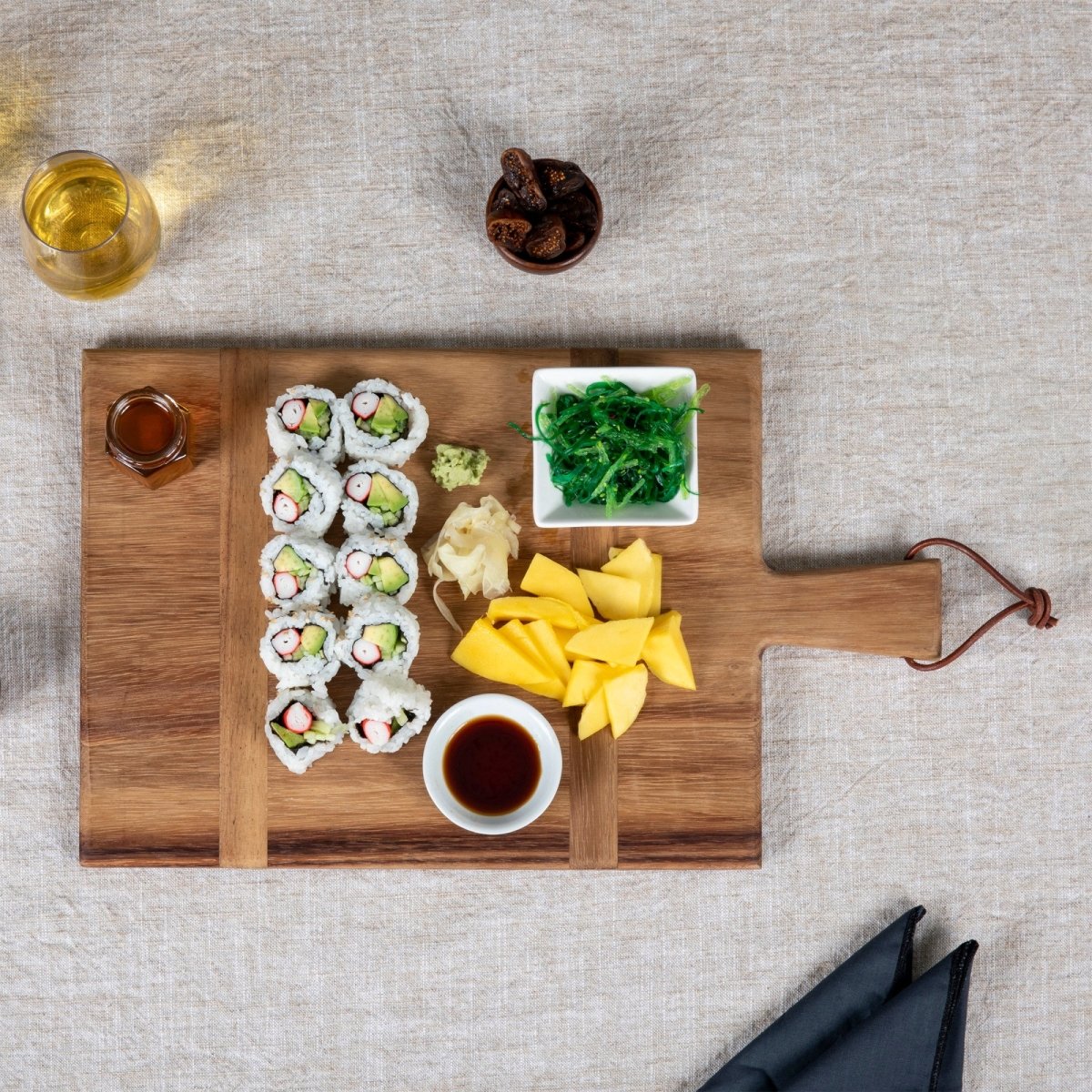 Picnic Time Family of Brands Madera Rectangular Charcuterie Board, 18" x 11"