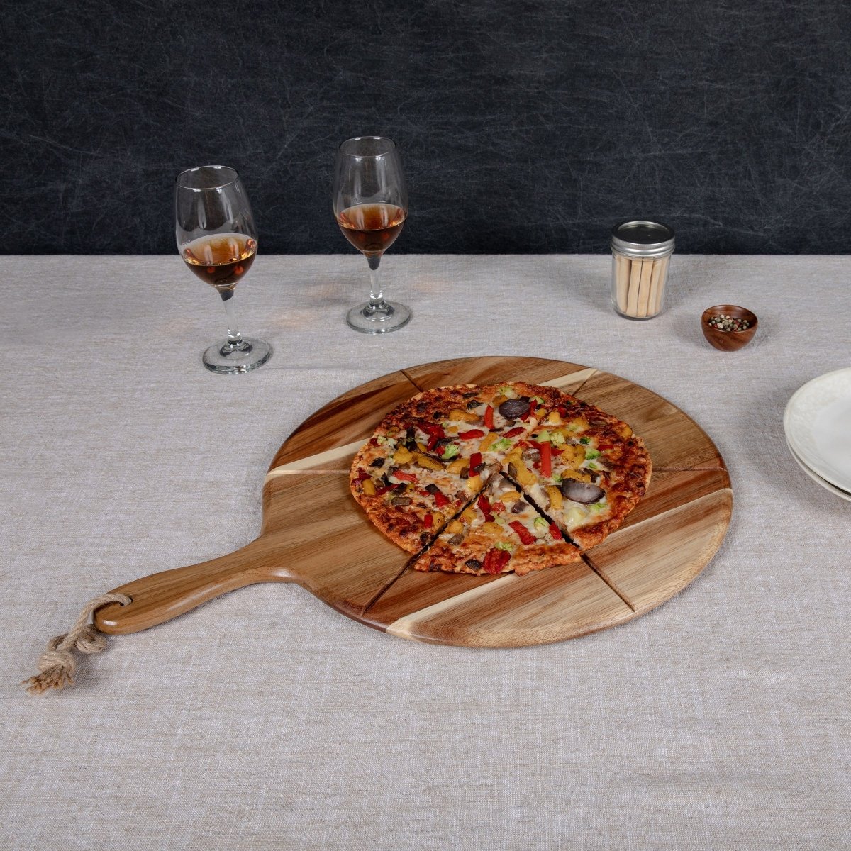 Picnic Time Family of Brands Napoletana Pizza Cutter Board