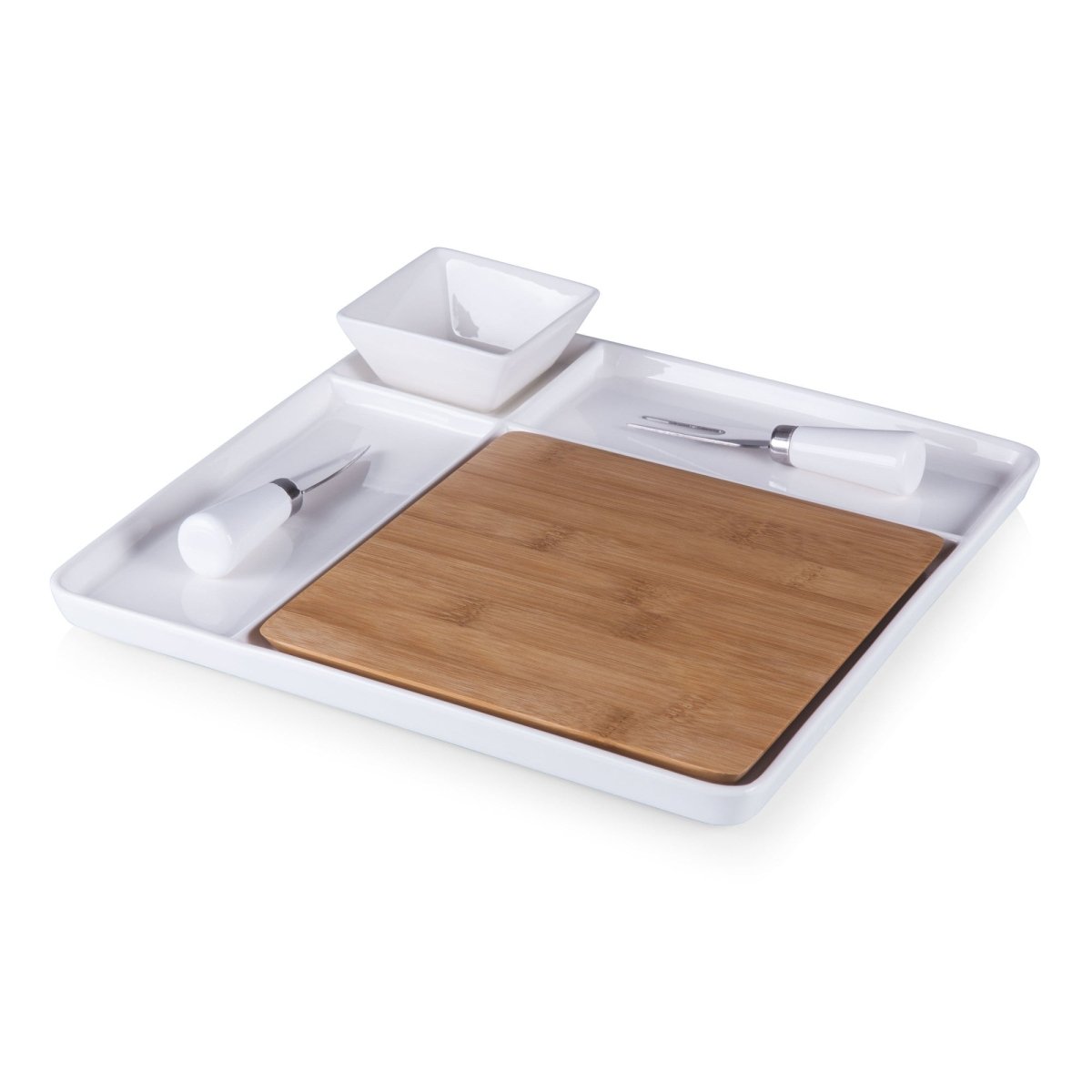 Picnic Time Family of Brands Peninsula Cutting Board & Serving Tray