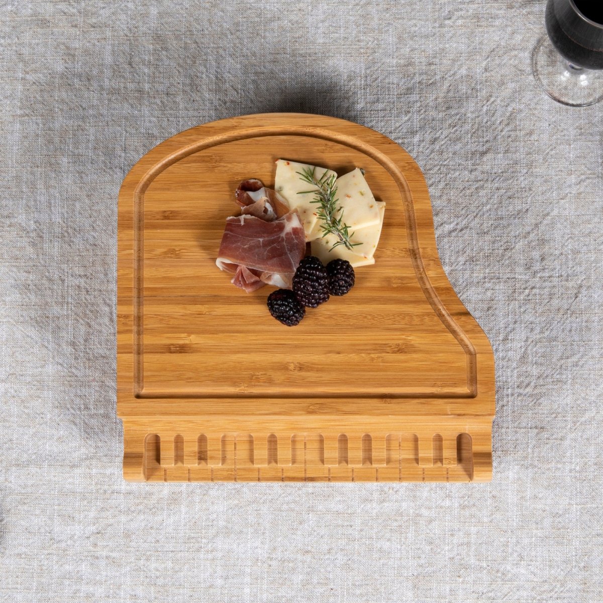 Picnic Time Family of Brands Piano Cheese Cutting Board & Tools Set