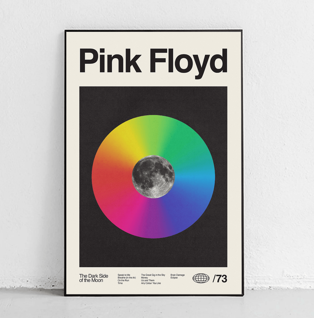 Sandgrain Studio Pink Floyd - The Dark Side of the Moon - Colors - lily & onyx