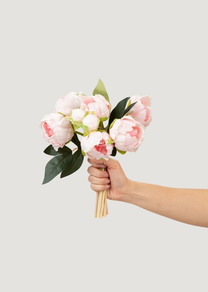 
                      
                        Afloral Pink Real Touch Peony Flower Bundles - 10.5", Case of 10 - lily & onyx
                      
                    