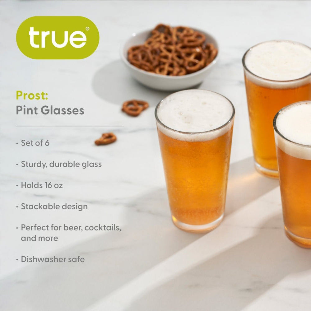 
                      
                        True Pint Beer Glasses, Set of 6 - lily & onyx
                      
                    