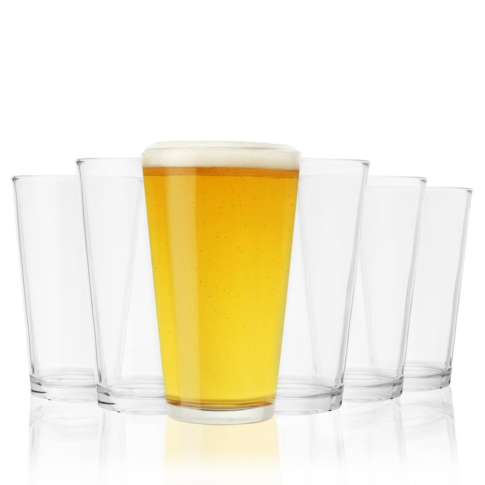 True Pint Beer Glasses, Set of 6 - lily & onyx