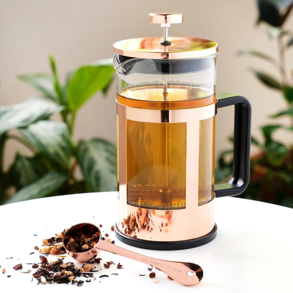 Pinky Up Tea Piper Rose Gold Press Pot - lily & onyx