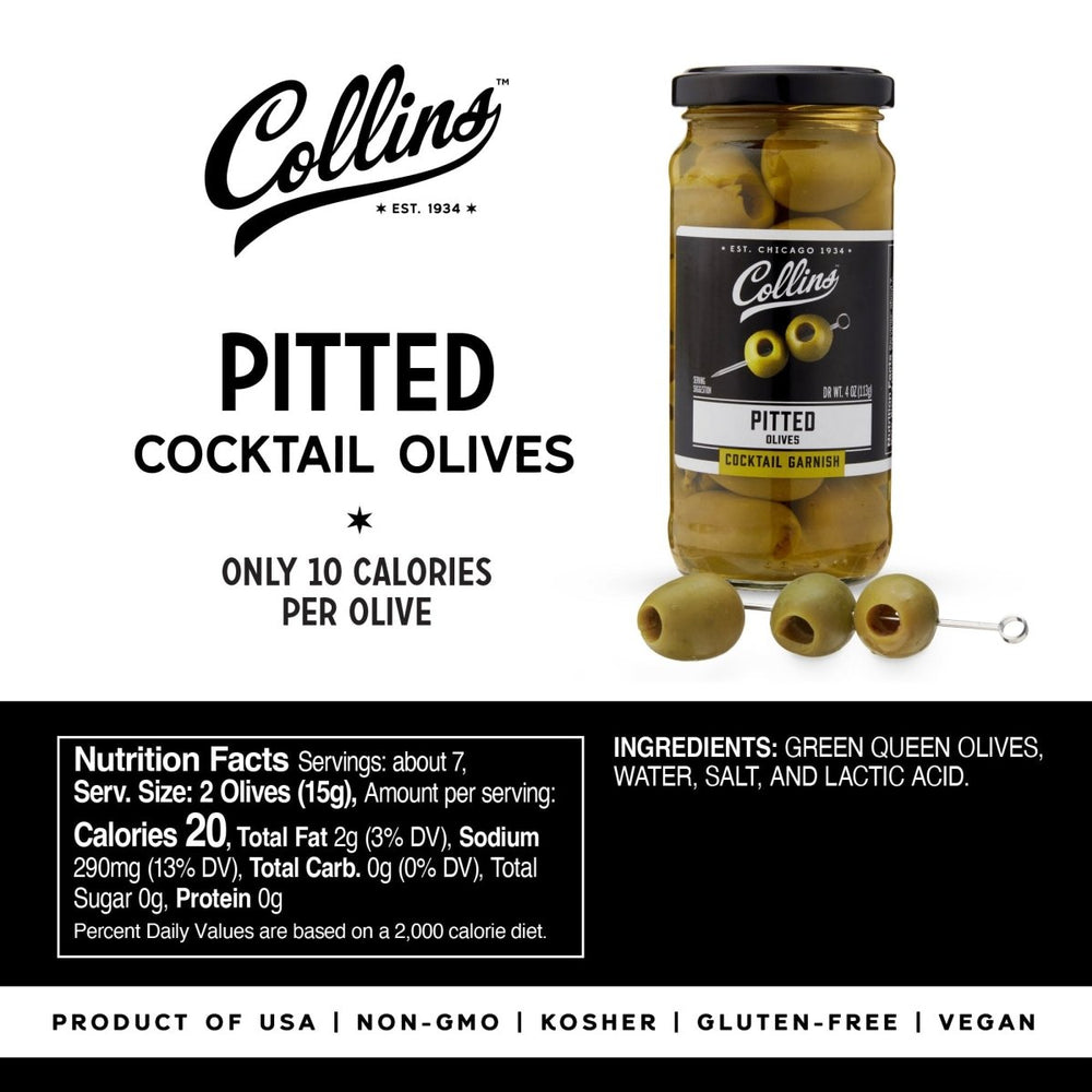 
                      
                        Collins Pitted Olives, 4 oz - lily & onyx
                      
                    
