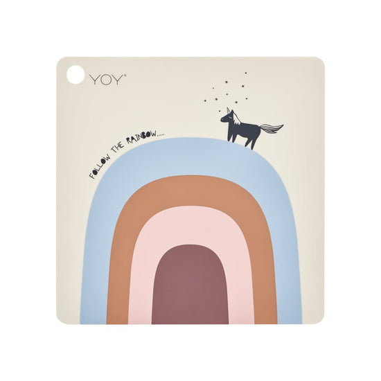 oyoy.us Placemat Follow The Rainbow - Beige - lily & onyx