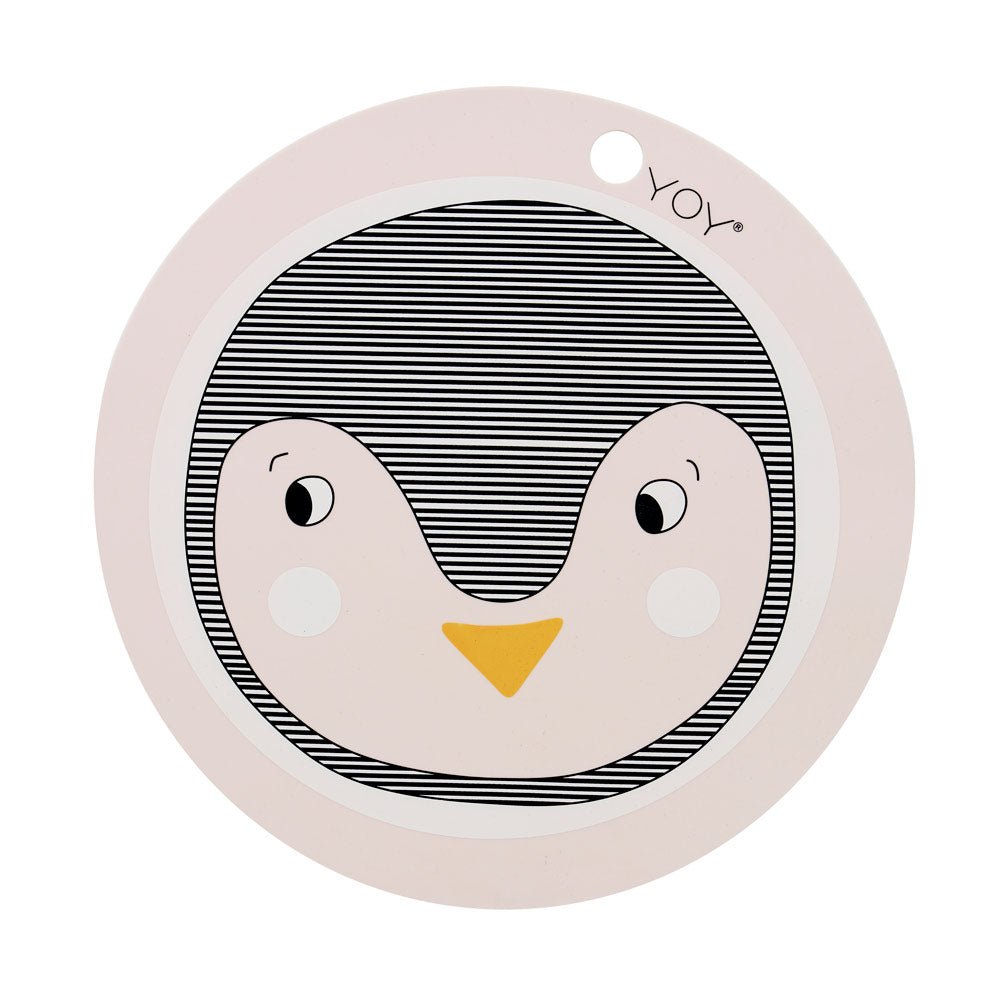 oyoy.us Placemat Penguin - Rose - lily & onyx