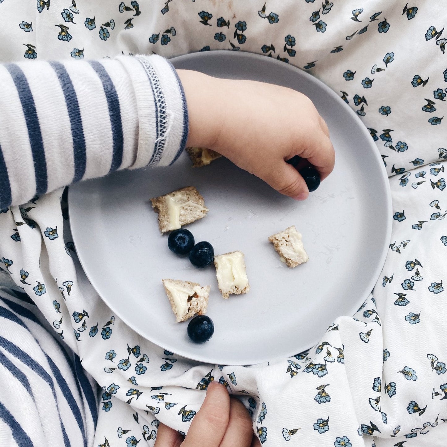 Bamboo Kids Plate - Set of 4 - Cloud