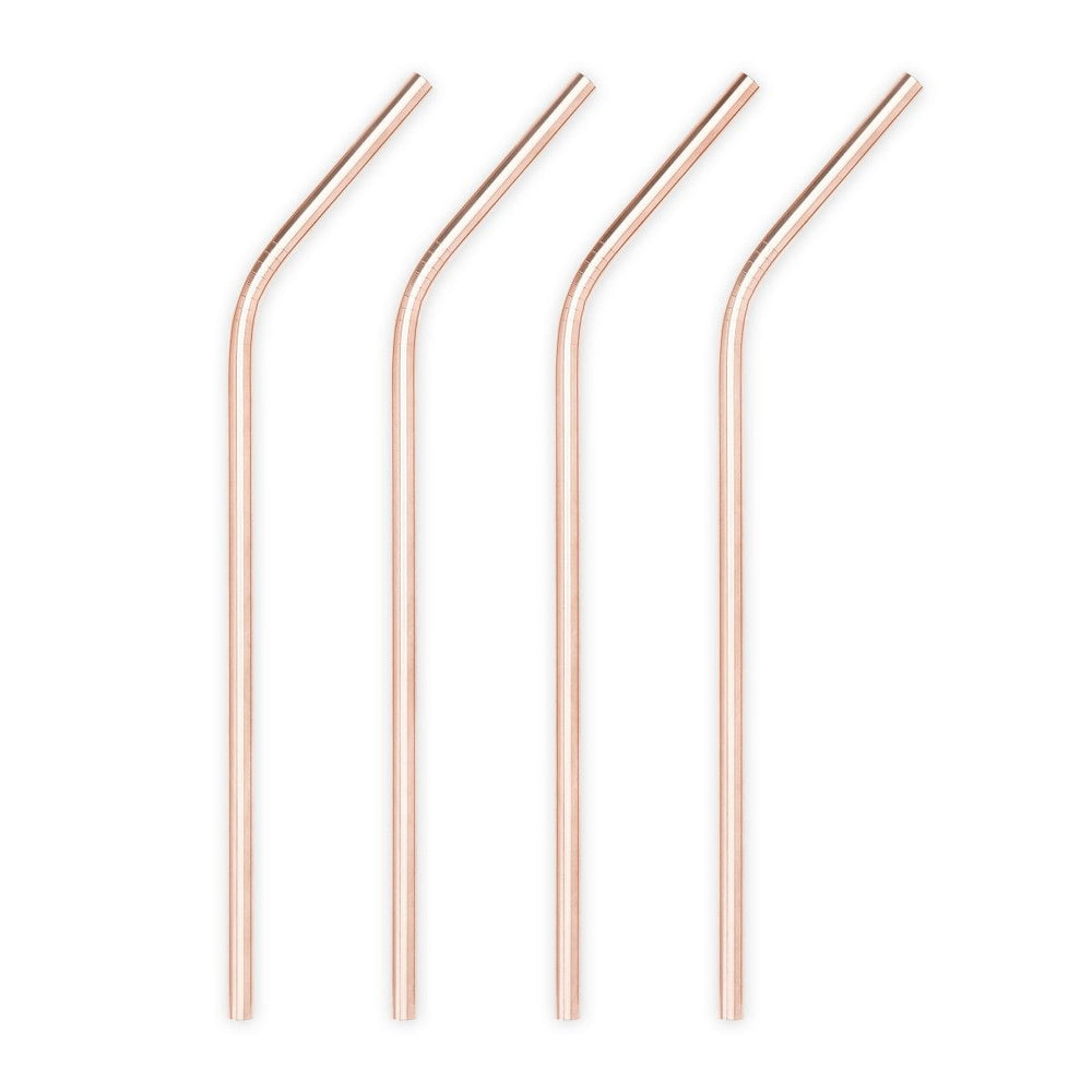 
                      
                        Viski Polished Copper Cocktail Straws, Set of 4 - lily & onyx
                      
                    