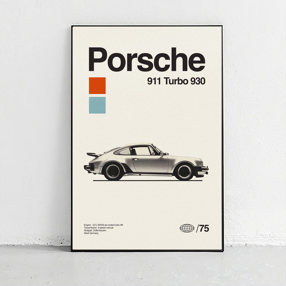 Sandgrain Studio Porsche 911 Turbo 930 - lily & onyx