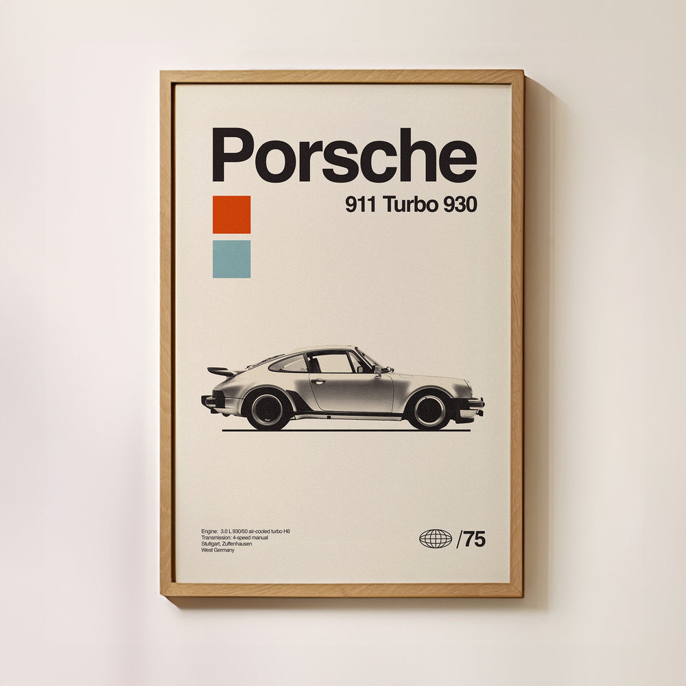 
                      
                        Porsche 911 Turbo 930 Art Print
                      
                    