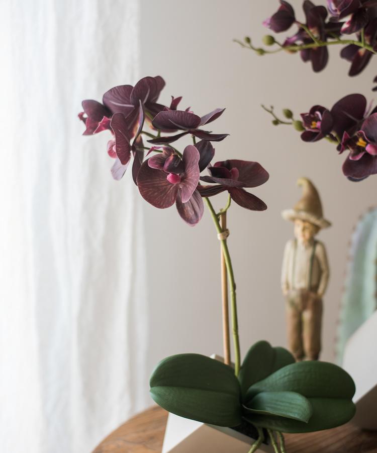 
                      
                        Artificial Purple Silk Orchid Potted Flower Arrangement
                      
                    
